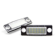 LED Nummerpladelys VW & Skoda – CANBUS (Golf 5, Passat, Touran m.fl.) med kraftigt hvidt lys.