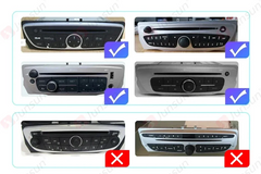 OEM kontrollpanel for Renault Megane 3 (2008-2014) – kompatibelt med Bilmedie radio 