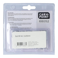 Carpoint låsbare hjulbolter M14x1,5x26mm D-kulehode 