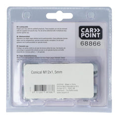 Carpoint Låsbare hjulmuttere M12x1,5 F kule 