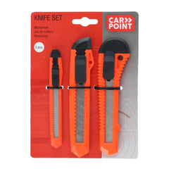 Carpoint knivsett, 3 deler 