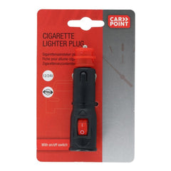 Carpoint 12/24V-sigarettennerplugg med av/på-bryter 8A 