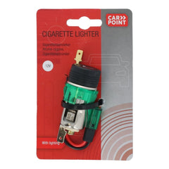 Carpoint sigarettenner Luxe + belysning 12 volt 
