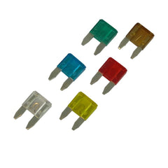 Carpoint mini-flatsikringer, assortert 7,5–30 A, 6 stk. 
