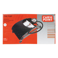 Carpoint Premium dekkpumpe med dobbeltsylinder 