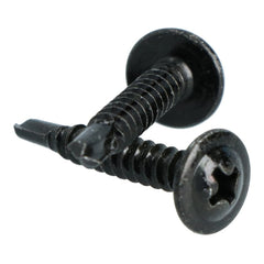 Carpoint selvborende skruer, svarte, Ø 4 mm, 25 mm, 100 stk. 