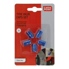 Carpoint ventildeksler blå med stempel 5 stk. 
