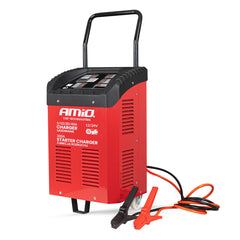 AMiO batterilader med starthjelp 12/24 V – 40 A / 300 A 