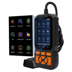 OBD2 V520 feilkodeleser – diagnoseverktøy med live-data og I/M-test 