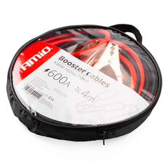 Startkabler 600A – 4 meter med oppbevaringsveske 