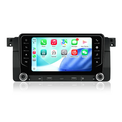 BMW E46 - 7" radio (2026-modell) med Apple CarPlay og Android Auto 