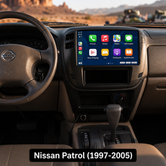 Nissan Patrol 1997-2005 – 9" radio med Apple CarPlay og Android Auto 
