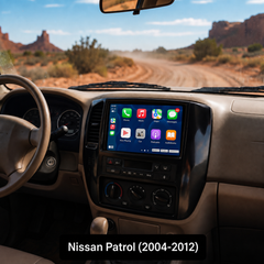 Nissan Patrol 2004-2012 - 9" radio med Apple CarPlay og Android Auto 