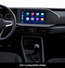 VW Caddy 2021-2026 - 9" radio med Apple CarPlay og Android Auto 
