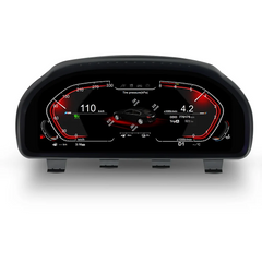 BMW 5, 6, 7, X3, X4, X5 og X6 2010-2019 - 12,3" digitalt speedometer 