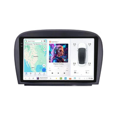 Mercedes SL 2001-2011 - 9" radio med Apple CarPlay og Android Auto 