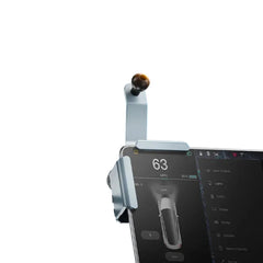 Justerbart skjermfeste med 17 mm kulehode for telefonholder 