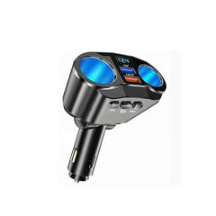 Bluetooth 5.0 FM-sender for bil – håndfrie samtaler og USB-lader med LED-display 