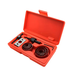 Hullsagsett 19-64 mm – 8 deler med sentreringsbor og adapter 