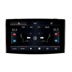 Audi A8 D3 (2005–2010) – digitalt klimapanel med LCD-display 