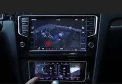 VW Golf 7 (2013–2020) – 6,9" digitalt klimapanel med touch 