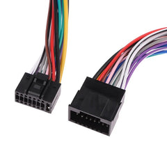 60 cm ISO-kabel til bilradio – 16-pins adapter til Bilmedie radioer 