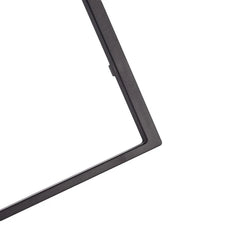 2 DIN monteringsramme for bilradio – universell svart ramme 188 x 166 mm 
