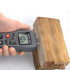 Digital trefuktmåler med LCD-display – fuktmåler for tre og ved 
