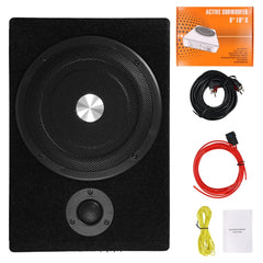 8" Aktiv slim subwoofer under setet – 600W 