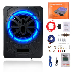 10" aktiv slim subwoofer med RGB LED og Bluetooth-app – 1200 W maks 