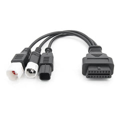 Motorsykkel diagnosekabel 3-pin, 4-pin og 6-pin 
