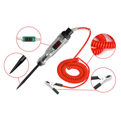 Digital kretstester 3-48V – LED-testlampe for bil og autoelektronikk 