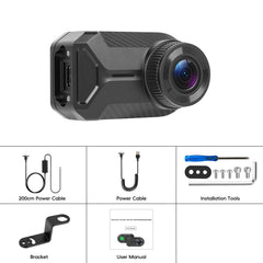 Motorsykkel dashcam-kamera IP66 – vanntett Full HD DVR 