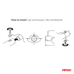 Montering af udstødningsspids