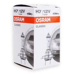 Osram Classic H7 halogenpære 12V 55W med PX26d-sokkel