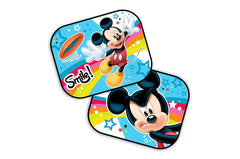 Solskærme til bil med farverigt Mickey-design, 44 x 35 cm