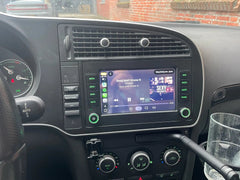 Saab 9-3 Apple CarPlay Android Auto radio
