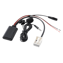 Bluetooth Adapter – BMW 3 Serie (E90/E91/E92/E93) med mikrofon og tilslutningskabler.