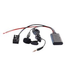 Bluetooth Adapter – Ford (Focus, C-Max, Mondeo, S-MAX, Connect, Transit og Fiesta) with wiring and accessories.