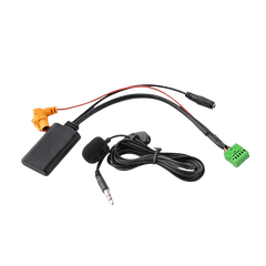 Bluetooth Adapter – Audi (MMI 3G AMI Multimedia) med kabler og mikrofon til trådløs lyd og opkald.