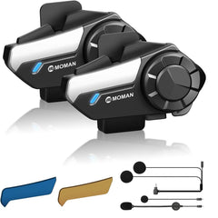 Motorsykkel intercom Bluetooth (2 stk.) | 1000 m rekkevidde 