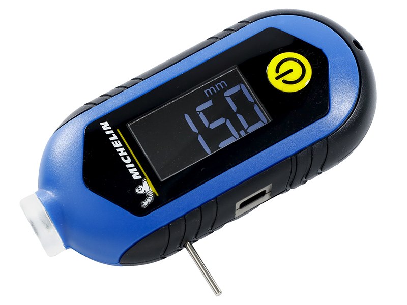 Digital dekktrykkmåler med LCD-display og innebygd LED-lykt
