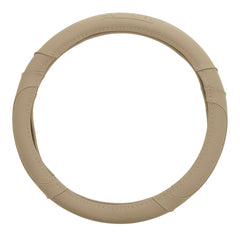 Beige rattrekk til ratt med diameter 36,8–39,4 cm