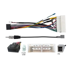 Radiokabel til Hyundai og Kia – 16-pins kontakt | FM- og USB-adapter 